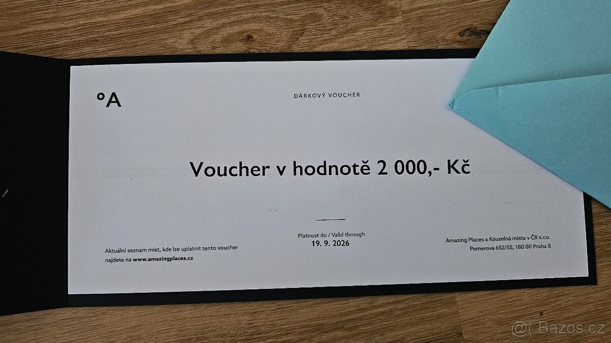 Dárkový voucher Amazing Places