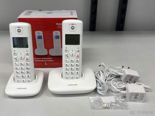 Bezšňůrový telefon Motorola T402+ Duo, bílý