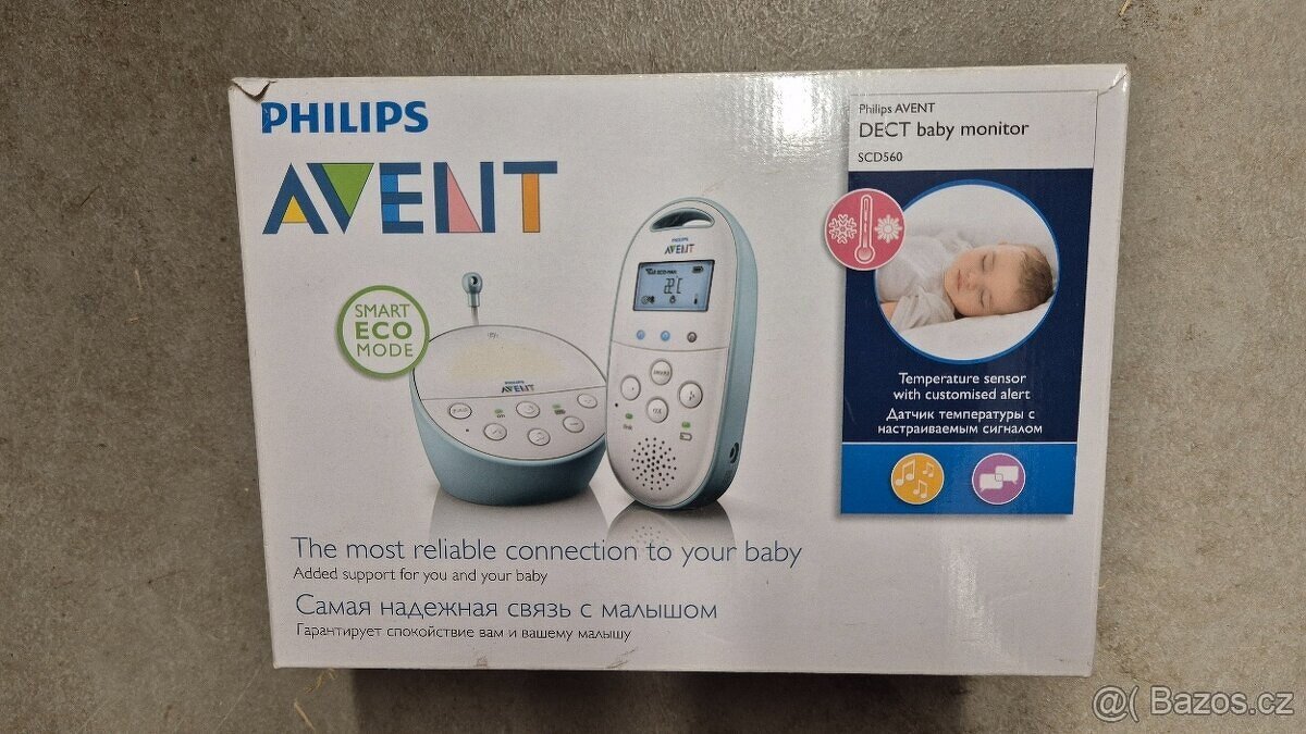 Dětská chůvička Philips AVENT Baby DECT monitor SCD560
