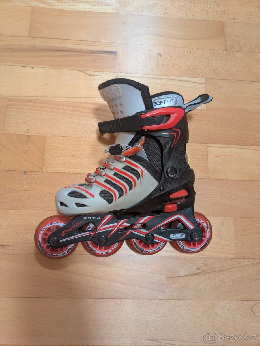 In-line brusle HySkate / Silver (stříbrno-oranžové)