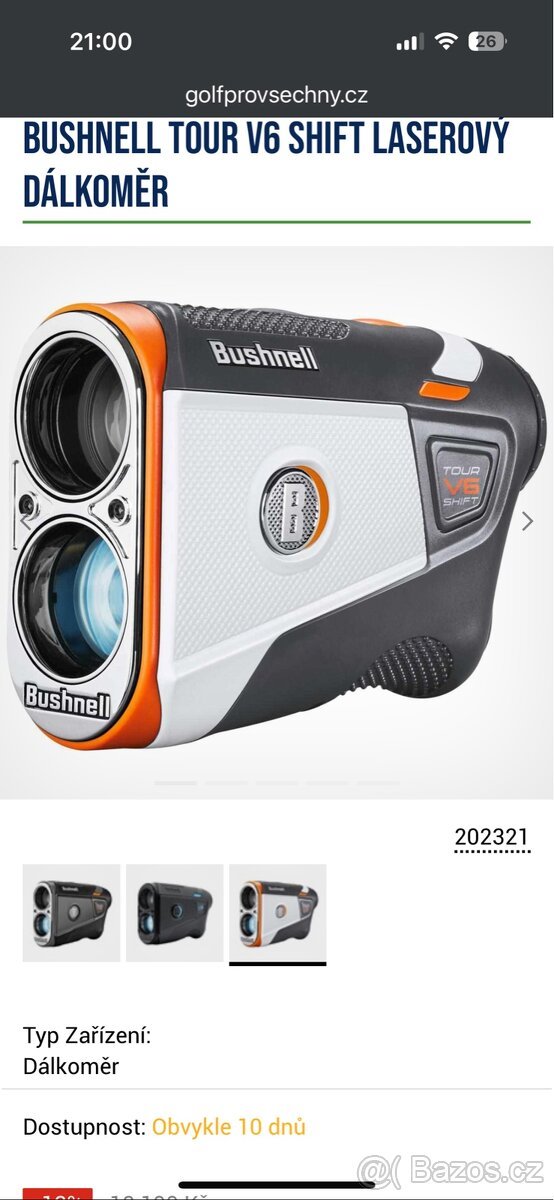 Kuopím BUSHNELL Tour V 6, nabídněte, laser Golf
