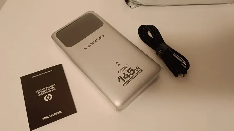 Profi výkonná power banka MOVESPEED 145W 25000mAh, nová
