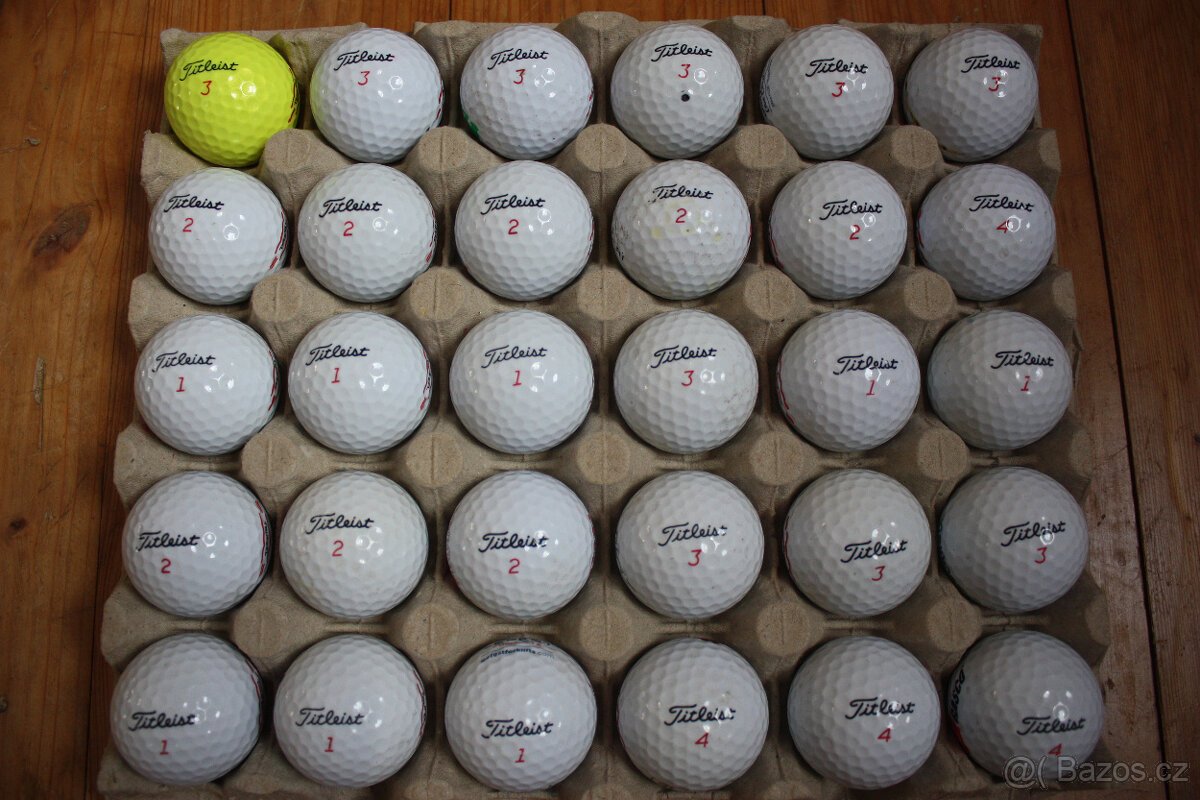 30 míčů TITLEIST TRUFEEL - STAV