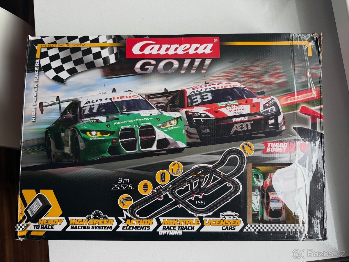 Autodráha Carrera Go s Turbo boost 9m