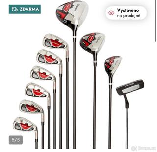 WILSON set komplet STRETCH XL 10 holí + stand bag graphite