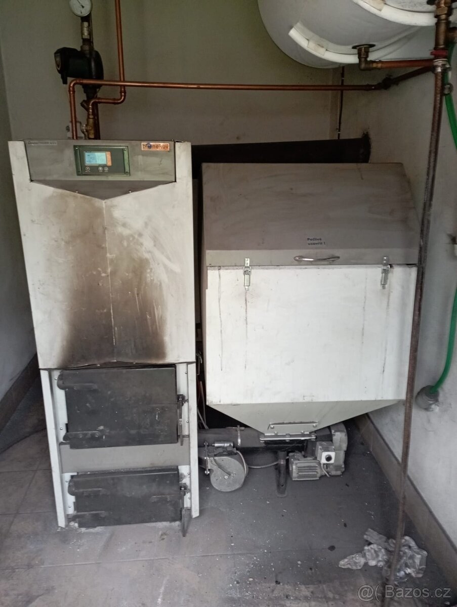 Automat na uhlí, pelety, štěpku, dřevo Benekov
