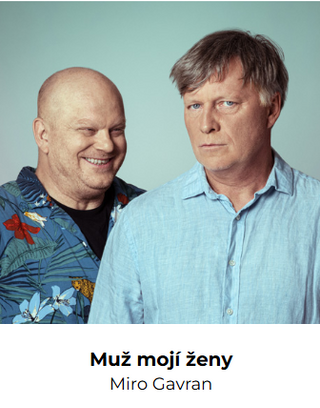 Pá 8. 5.26 -Muž mojí ženy, 2 vstupenky-Divadlo na Fidlovačce