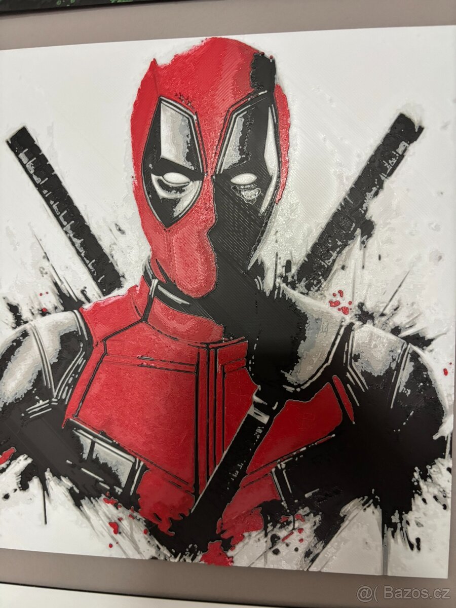 Obraz Deadpool 3d tisk