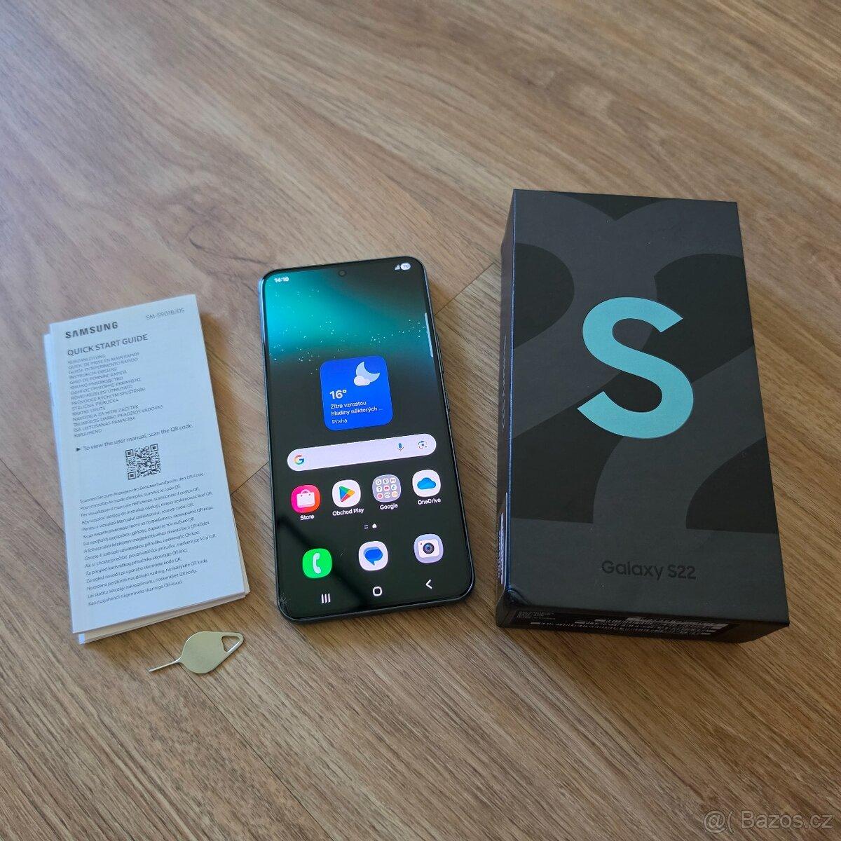 Samsung Galaxy S22 SM-S901B 8GB/128GB Green, poškození
