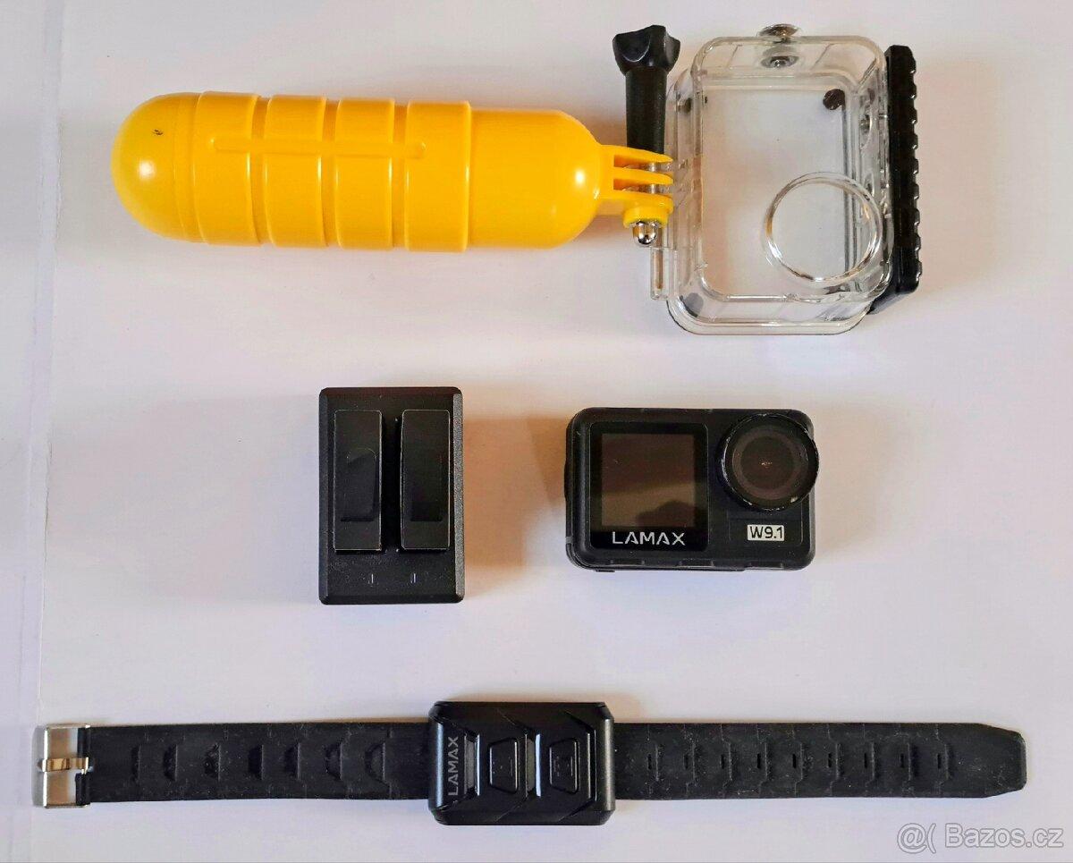 Akční kamera LAMAX W9.1 + hodně příslušenství (TOP stav)