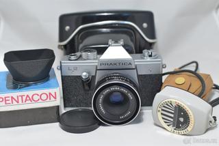 PRAKTICA L2 + TESSAR 50/2,8 + PŘÍSLUŠENSTVÍ.