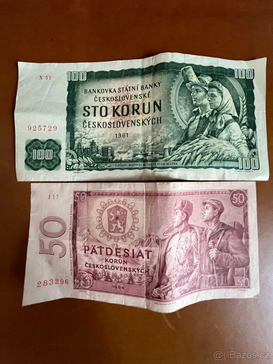 Československé bankovky, a jiné
