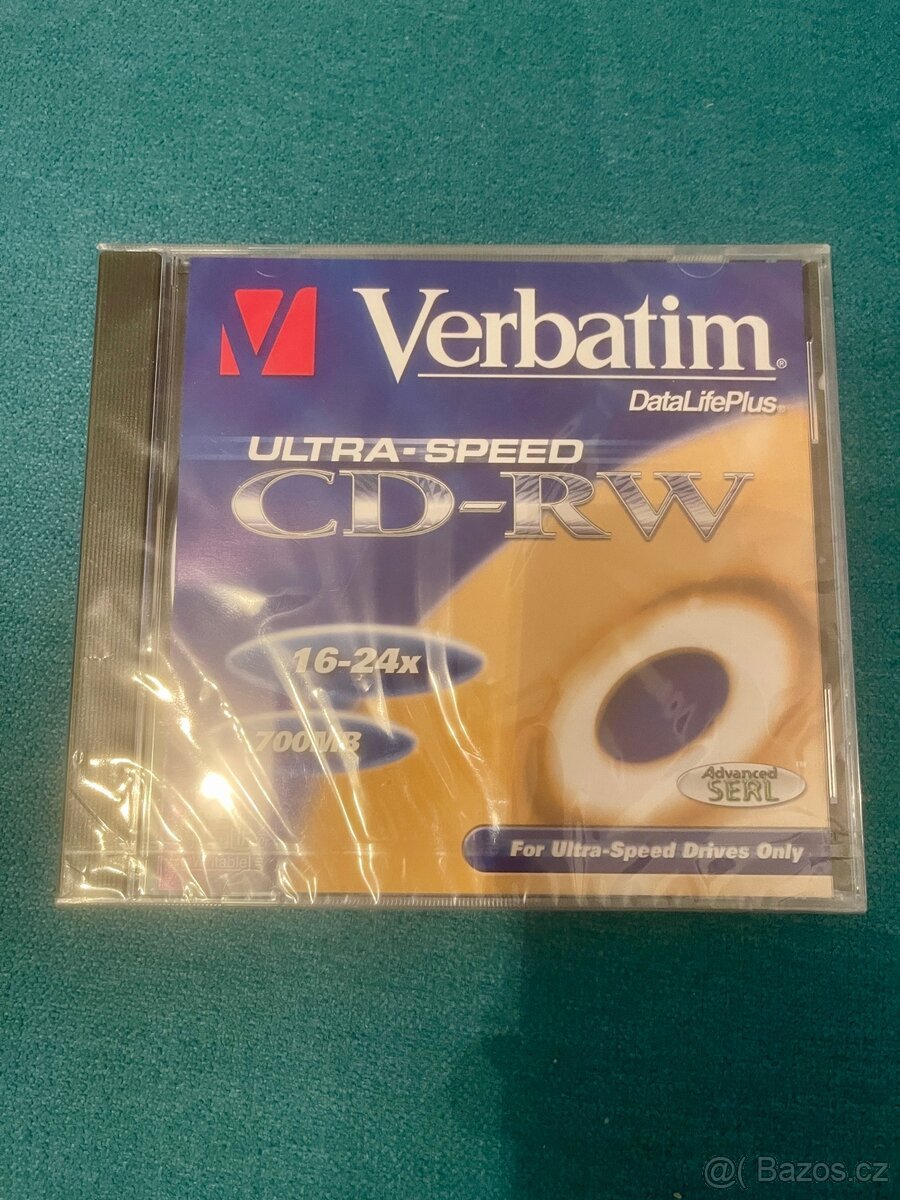 CD-RW VERBATIM 700MB 16-24X - 4 KUSY