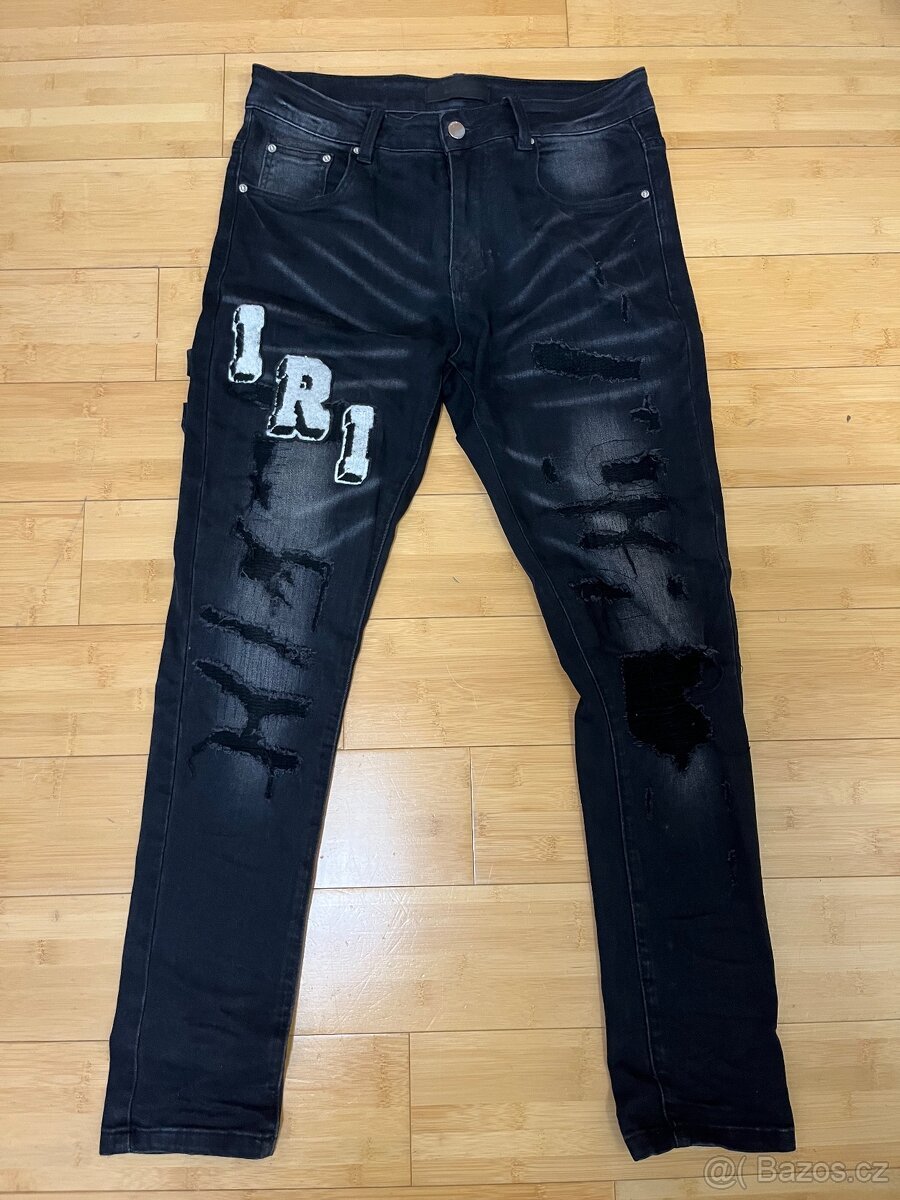 Amiri jeans černé