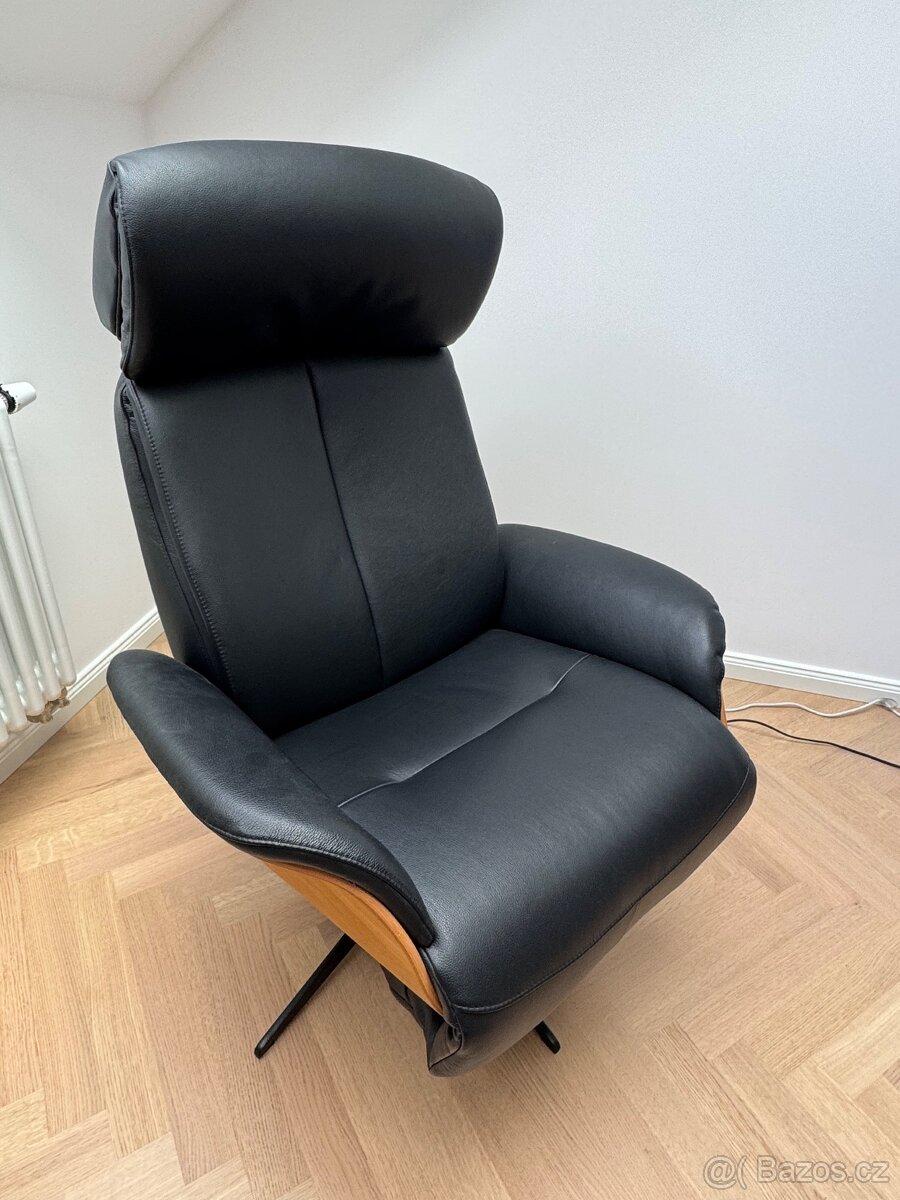 Luxusné relaxačné kreslo Welnova – elektrické polohovanie