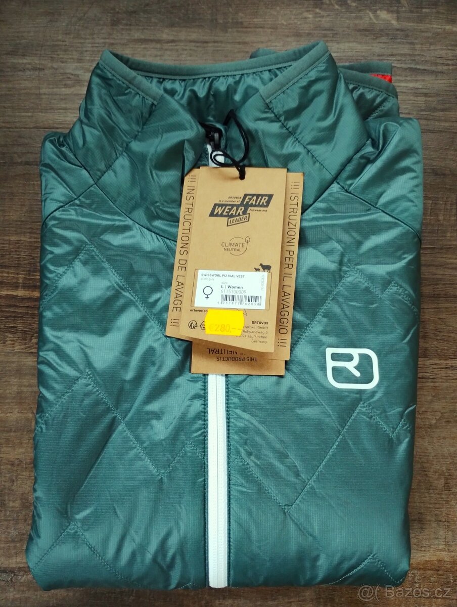 Vesta ORTOVOX Swisswool Piz Vial Vest vel. XL