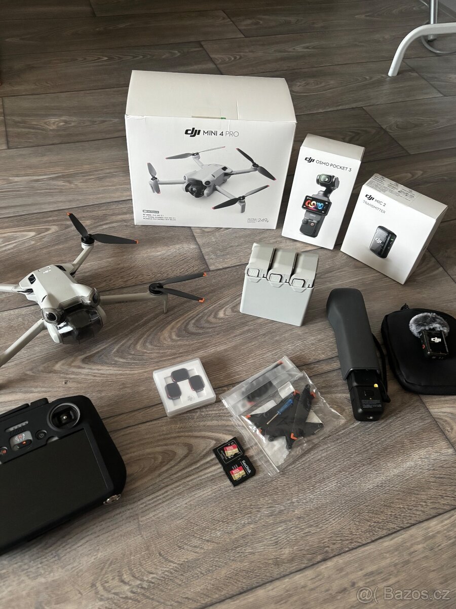 DJI Mini 4 Pro Fly More + RC 2 + Osmo Pocket 3 + DJI Mic 2 –