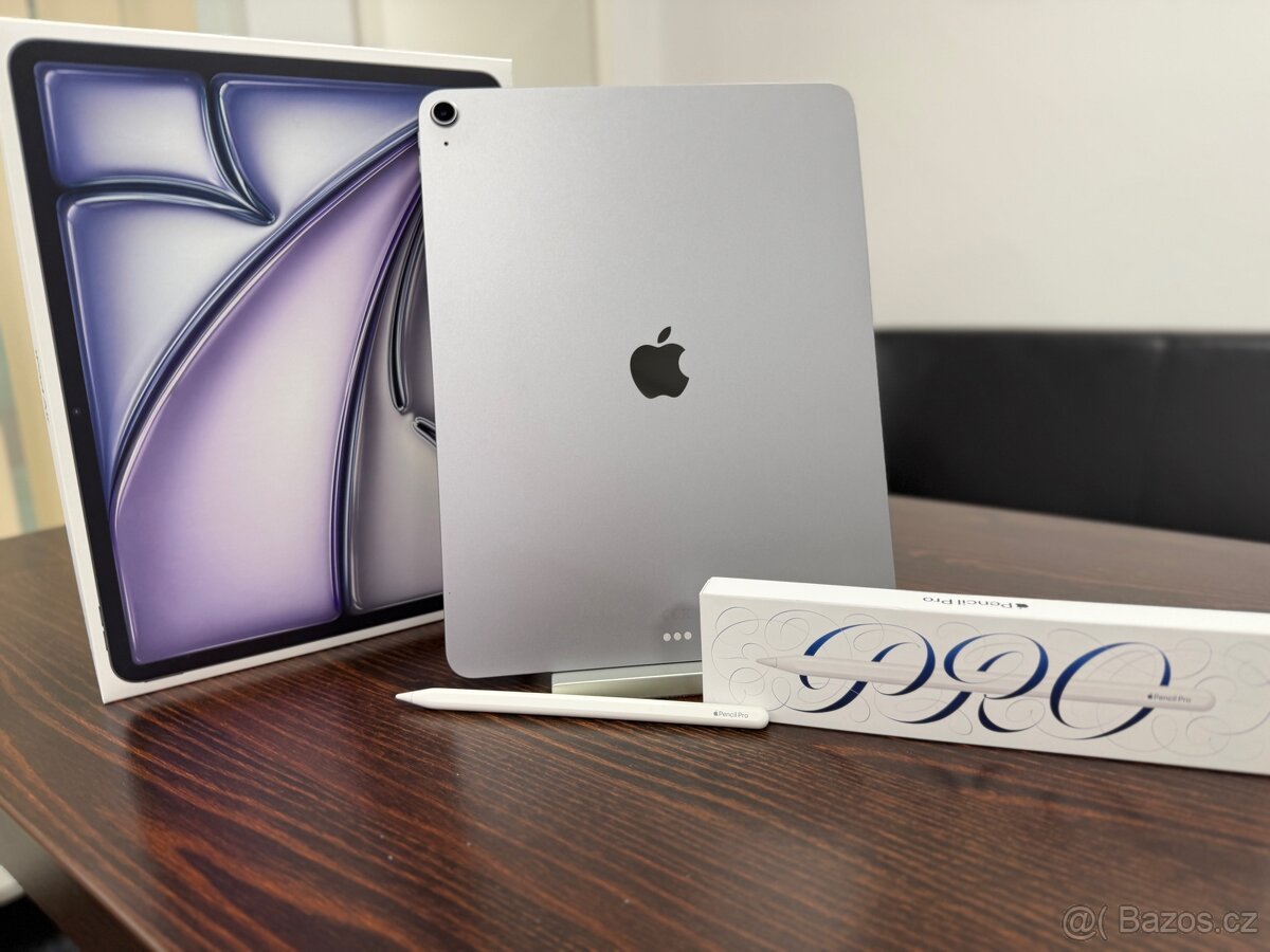 iPad Air 13″ M3 128 GB + Apple Pencil Pro + klávesnice