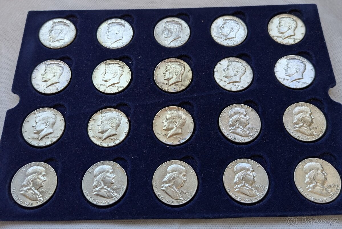 Stříbrné mince Half Dollar United States Of America
