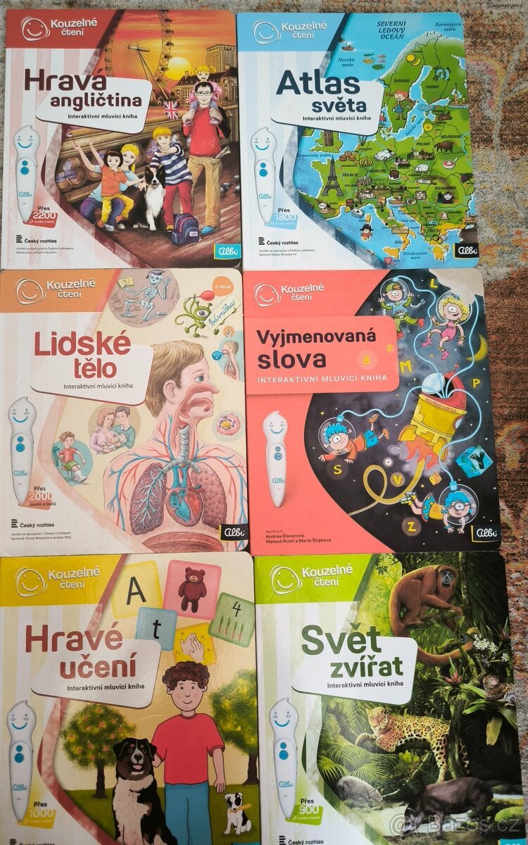 7x Kouzelné čtení - různé, angl. slovník