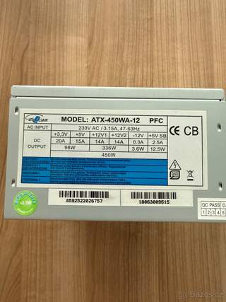 Eurocase ATX-450WA-12 – 450W