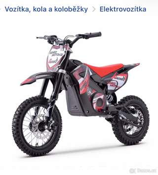 Dětská mx motorka Beneo Gazelle 1000w