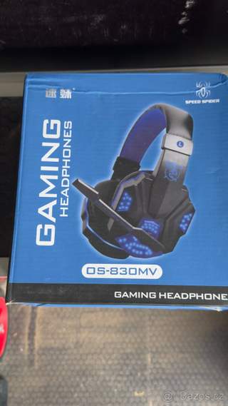 Headset s mikrofonem stereo USB Headset Sluchátka