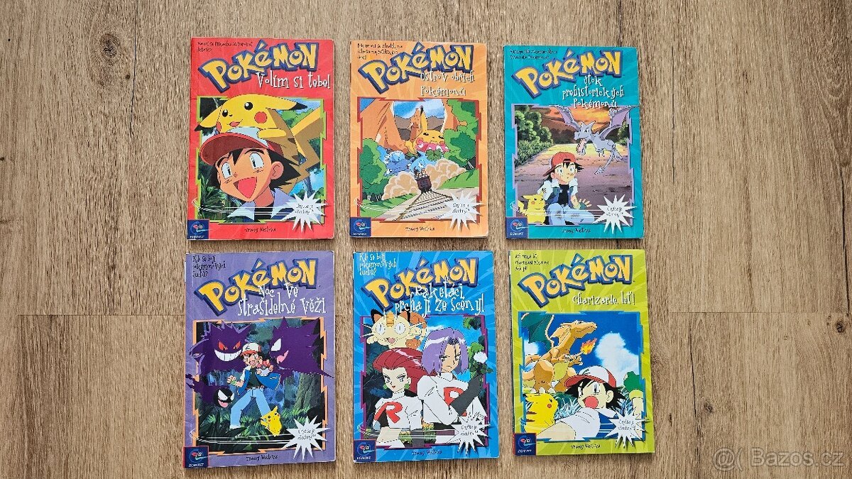 SADA 1–6: retro kniha Pokémon