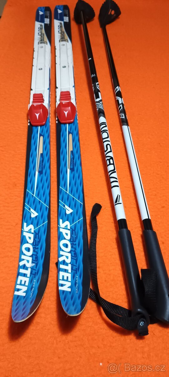 Dětské běžky s hůlkami Sporten