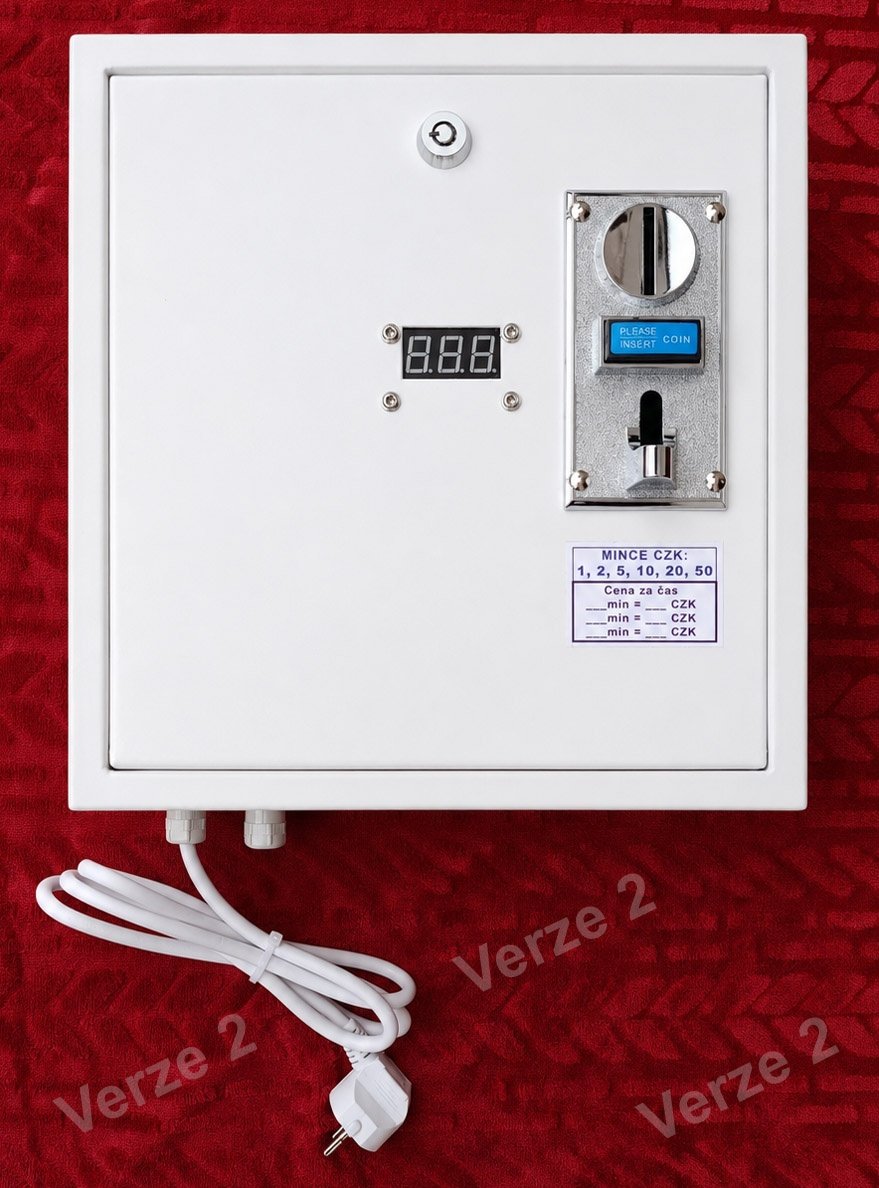 Timer box - Mincovnik pro pračku , časový spínač na mince