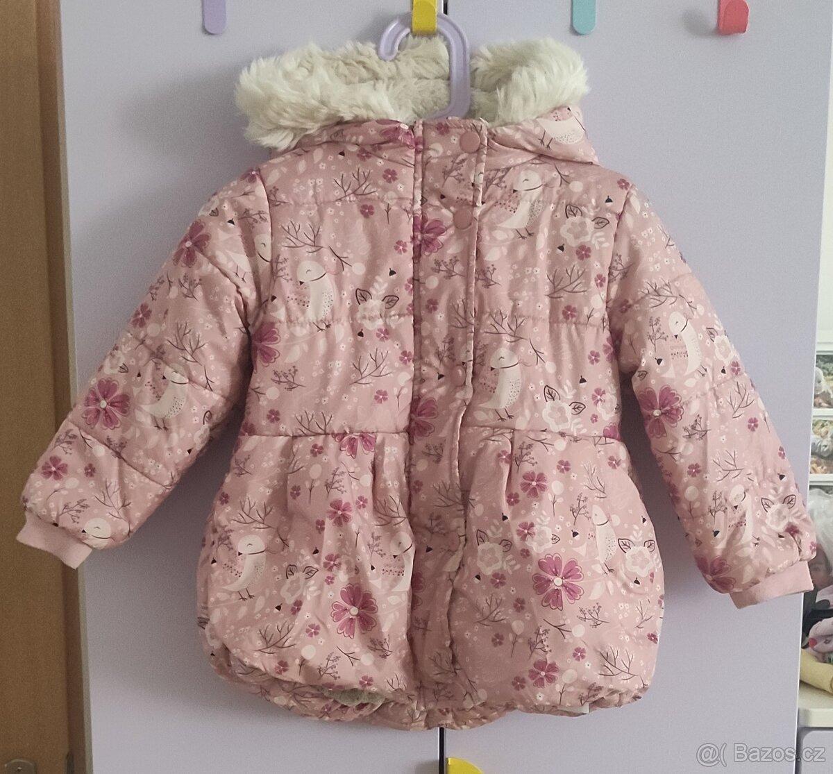 Dívčí zimní bunda vel.98