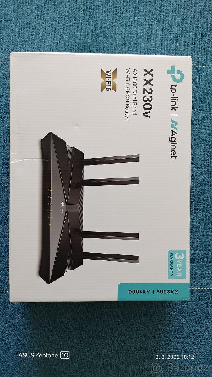 TP-Link XX230v bezdrátový VoIP GPON router AX1800