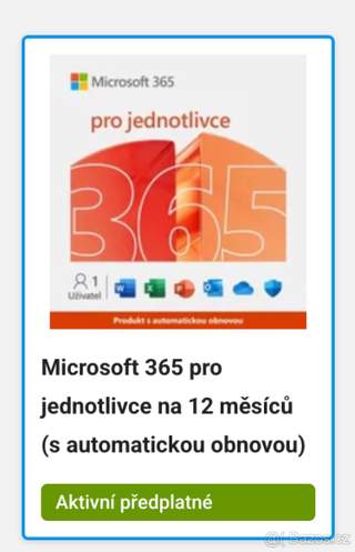 Microsoft 365 licence - 9 měsíců