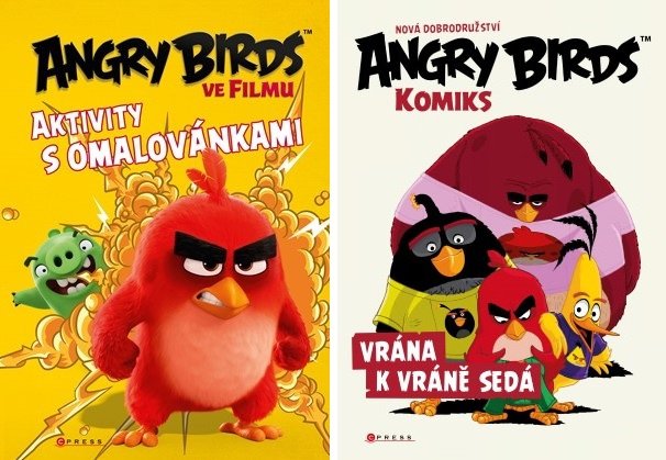 Angry Birds → Komiks + Aktivity s omalovánkami