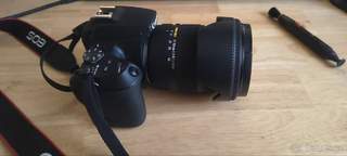 Canon 250D, Sigma 17-50mm 1:2,8 EX HSM, pevný Canon 24mm