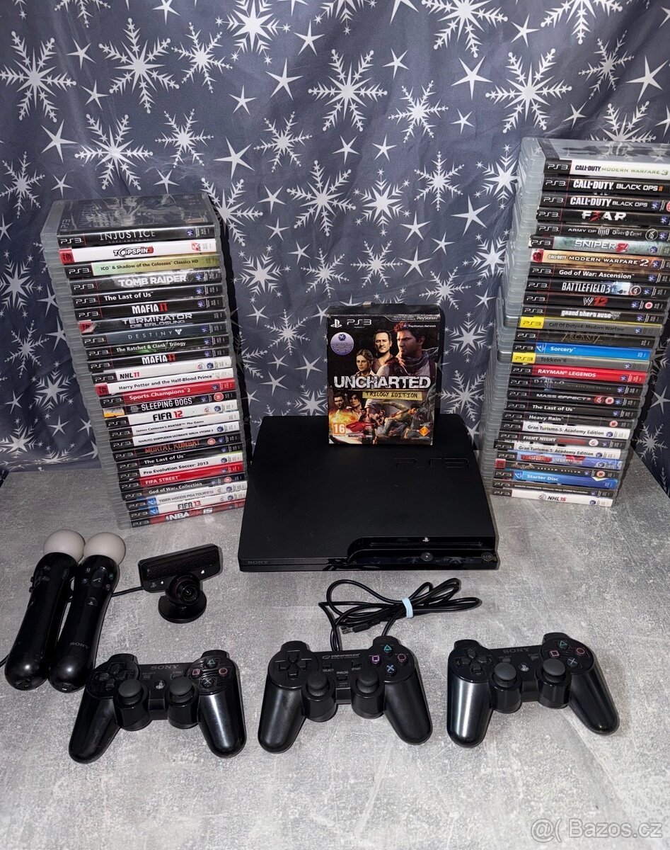 Playstation 3 slim + hry
