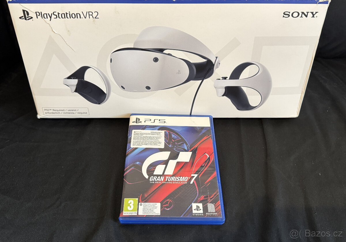 PS VR2 - virtuální brýle k PS5 + Gran Turismo 7