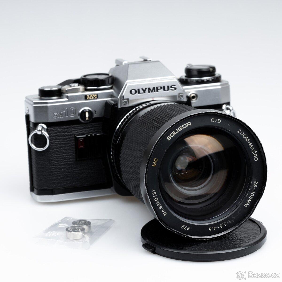 Olympus OM-10 a objektiv 28-105mm