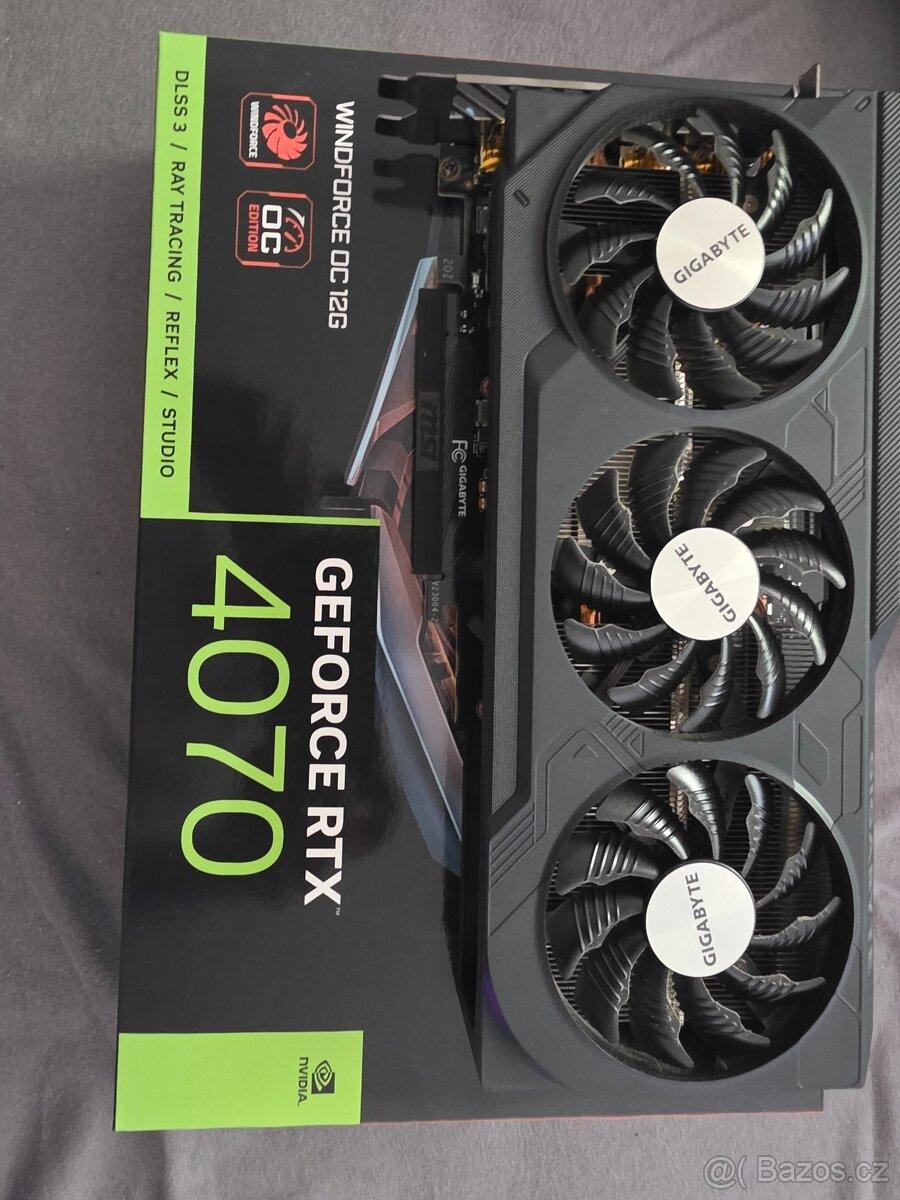 GIGABYTE GeForce RTX 4070 WINDFORCE OC 12G