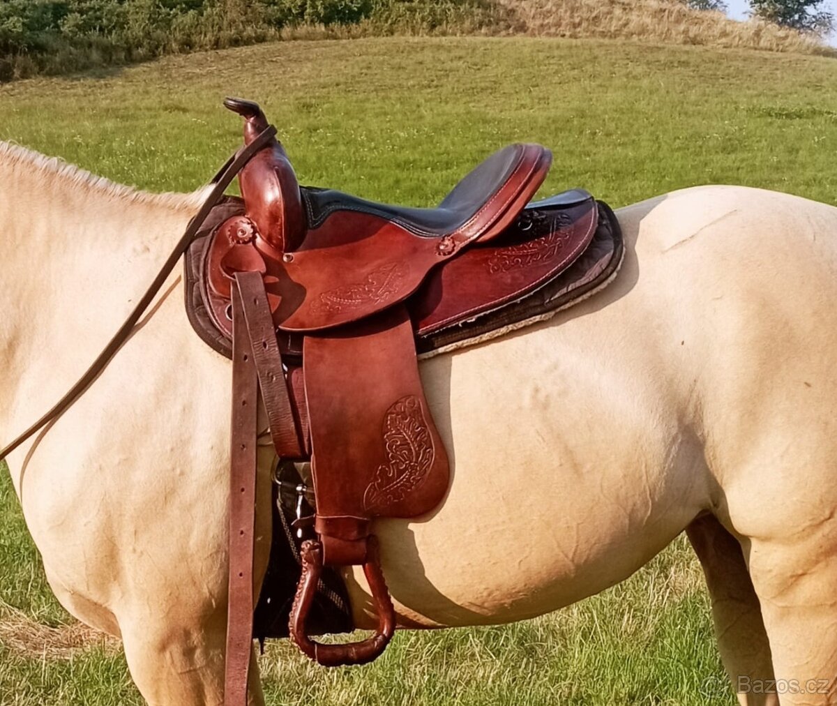 Westernové sedlo pro krátkého koně