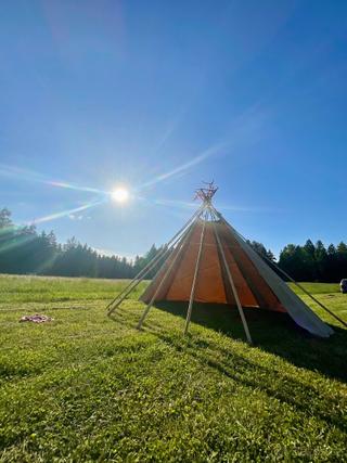 Sibiřský tipi (čum) – ruční výroba, perfektní stav