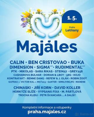 Prodám 2x vstup na majáles praha