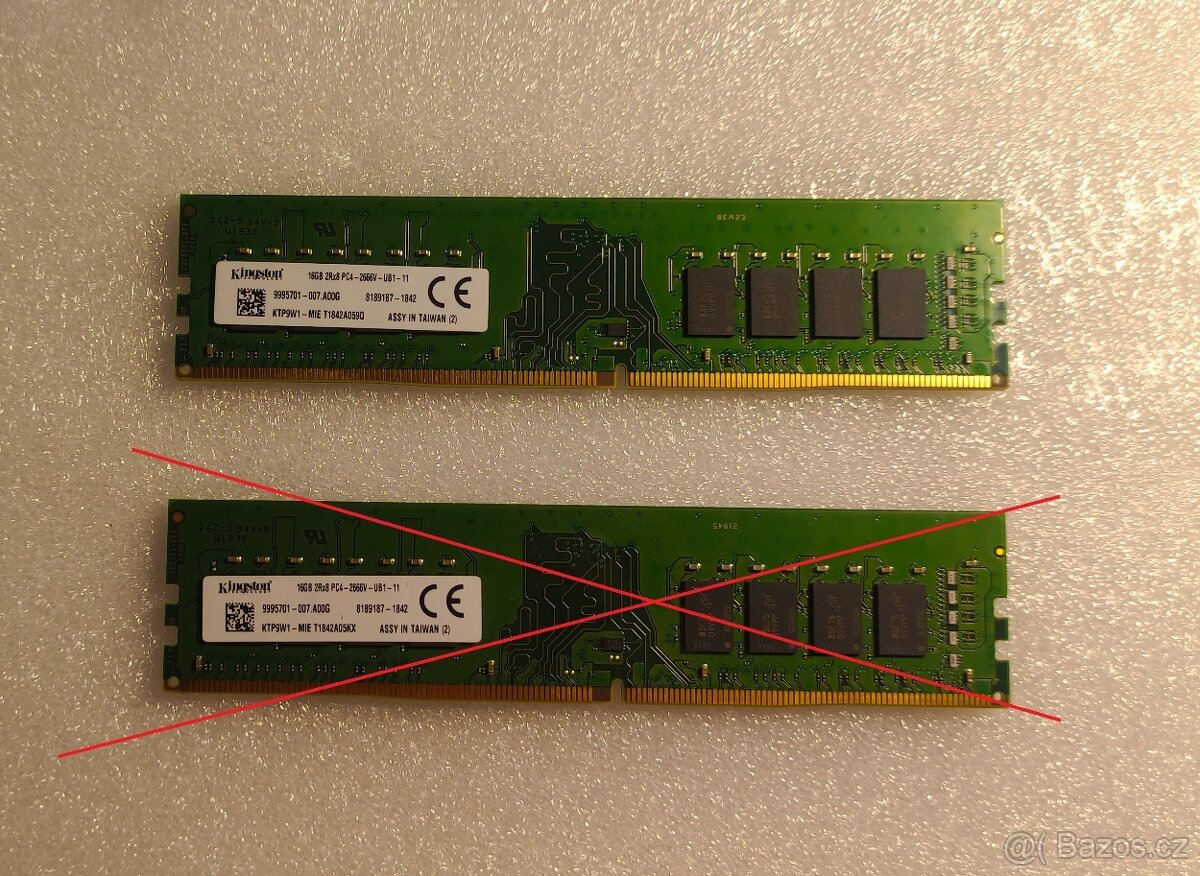 Kingston 16 GB DDR4-2666 CL19 (1×16 GB)