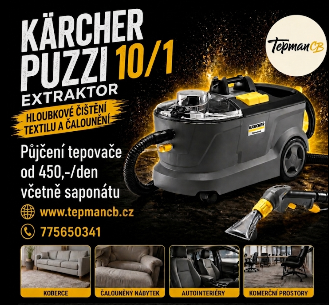 Pronájem Kärcher Puzzi 10/1
