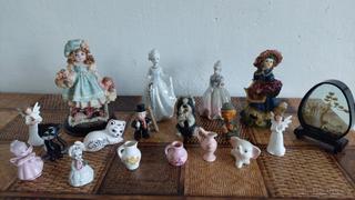 Porcelánové /keramické dekorace figurky, džbánečky, sošky.