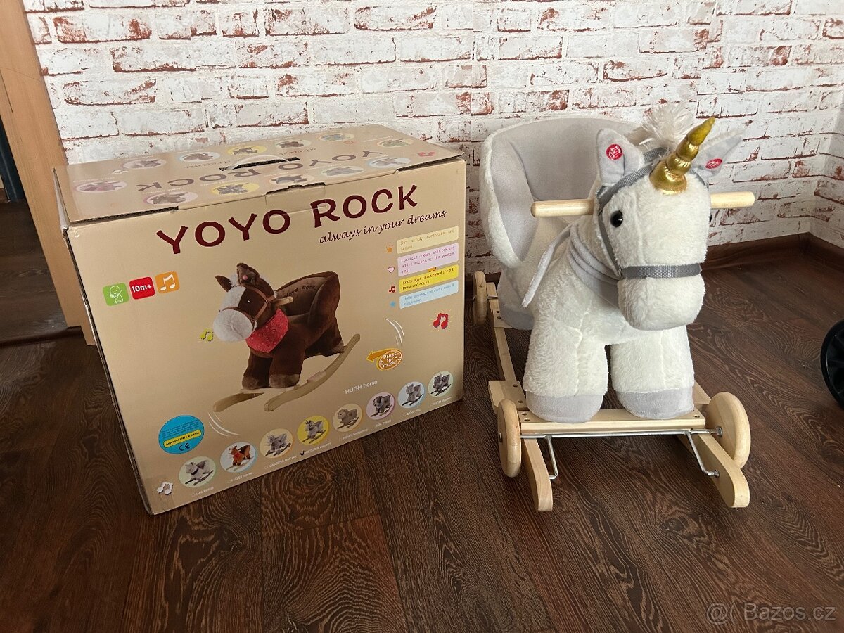 Houpací koník jednorožec YOYO ROCK