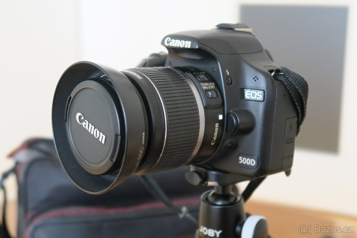Canon EOS 500D + Canon EF-S 18-55mm