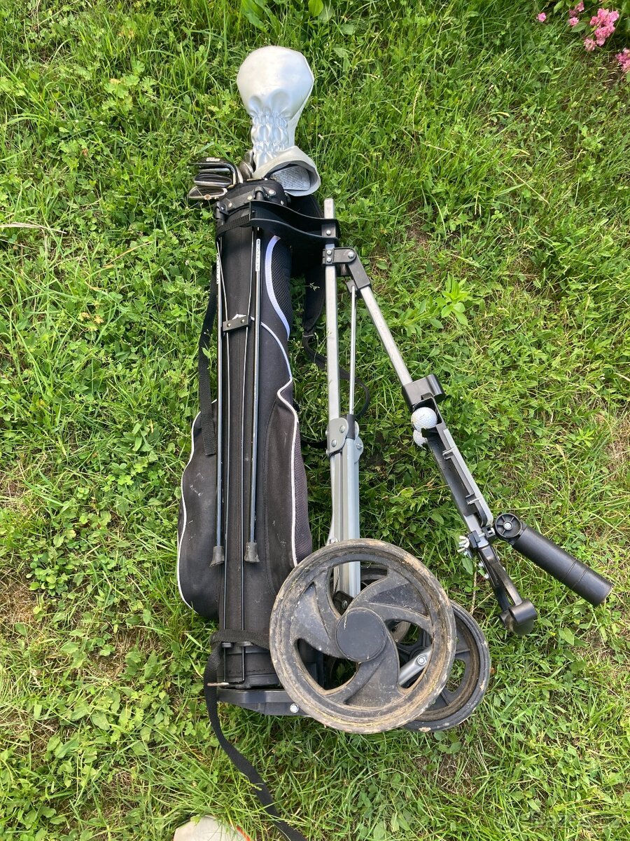 Golfový bag s vozíkem