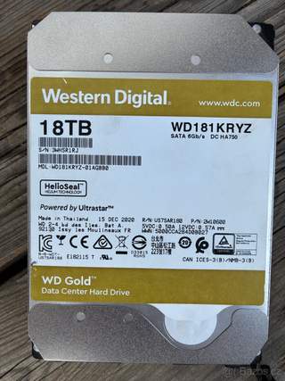 Profi HDD WD Gold 18TB