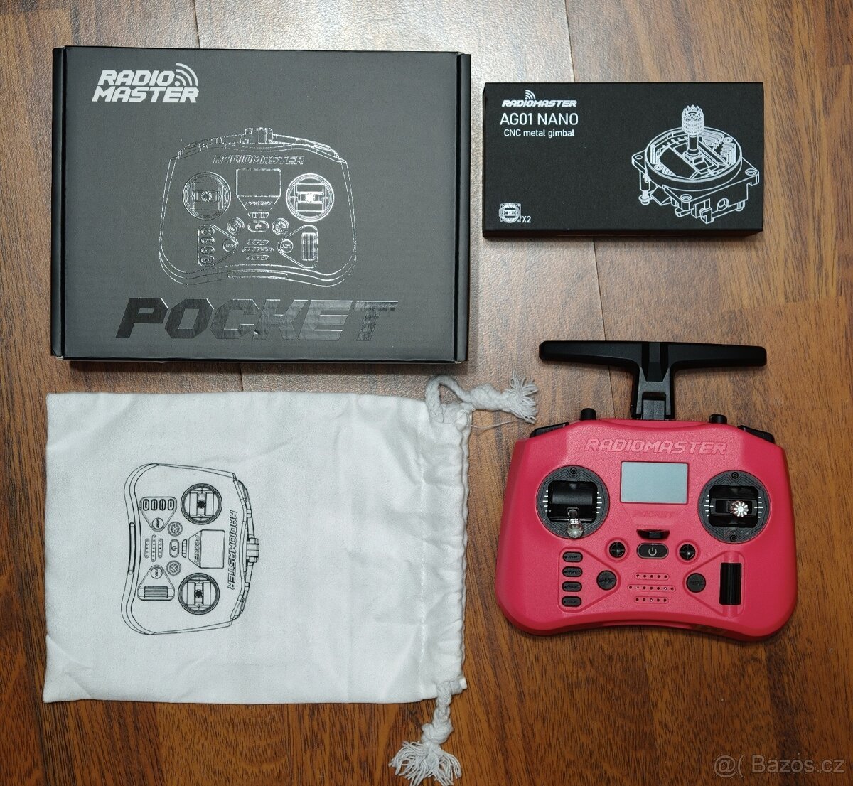Radiomaster Pocket Crush s gimbaly AG01